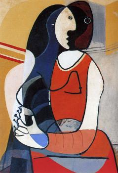 Pablo Picasso : seated woman II